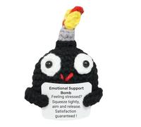 Wekuw Bombe Positif Bombe De Soutien Émotionnel, Mini Bombes Drôle et Mignon avec Carte Positive, Jouet Bombs pour la Décoration de Fête, Maison (Bombes)