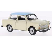 WEL 24037CR Réplique de modèle de voiture Trabant 601 Crème/bleu