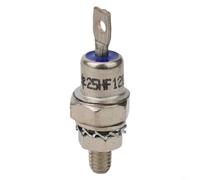 Wel 25HF 1200 V 25 A-85 A Diode redresseur à montage sur goujon à cathode positive ou anode négative pour alimentations industrielles, chargeurs de batterie, WEL (25HF 120)