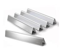 Welbocom Lot de 5 barres aromatisantes 7636 pour barbecues à gaz Weber Spirit E310 E315 et Spirit II E310 E320 E330 ; barres aromatisantes Weber Spirit ; pièces de rechange Weber Spirit ; plaque