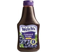 Welch's, Concord Lot de 3 bouteilles à presser pour confiture de raisin, 650 ml