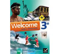 Welcome Anglais 3e éd. 2014 - Manuel de l'élève Livre de l'élève avec CD audio-rom - Evelyne Ledru-Germain - Hatier - Livre CD-ROM - Scolaire / Universitaire CD