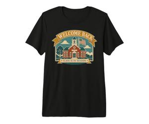 Welcome Back Class is in Session Schoolhouse T-Shirt Haut de Gamme