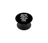 Welcome Back Internet est Toujours Un Endroit étrange et Fou PopSockets PopGrip Adhésif