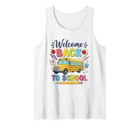 Welcome Back School Bus Driver First Day Transport Crew Débardeur