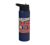 Welcome Back to School Bus Driver First Day Of School Stainless Steel Insulated Water Bottle