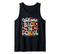 Welcome Back To School Cute Teacher First Day Of School Fun Débardeur