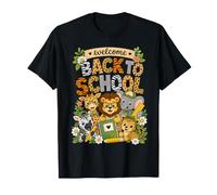 Welcome Back to School Safari Animals Teacher Classroom Kids T-Shirt