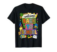 Welcome Back to School Safari Animals Teacher Classroom Kids T-Shirt
