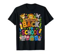 Welcome Back to School Safari Animals Teacher Classroom Kids T-Shirt