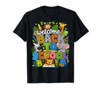 Welcome Back to School Safari Animals Teacher Classroom Kids T-Shirt