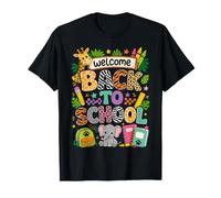 Welcome Back to School Safari Animals Teacher Classroom Kids T-Shirt