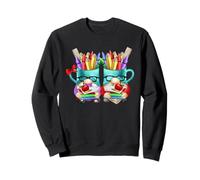 Welcome Back to School Teacher with Funny School Kids Gnomes Sweatshirt