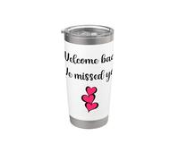 Welcome Back We Missed You pour les enseignants, les dentistes, les serveurs Gobelet isotherme en acier inoxydable double paroi