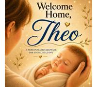 Welcome Home, Theo: A Personalized Baby Keepsake Book Celebrating Love, Family, and the First Journey Home