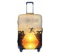 Welcome Merry Christmas In 2025 Housses de bagages de voyage - Housses de protection élastiques pour valises de 18 à 32 pouces, Noir, X-large