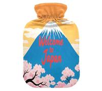 Welcome to Japan Bouillotte avec housse souple, compresses chaudes de 2 L pour le corps pour les muscles endoloris, Bolsa para agua Caliente para Dolor