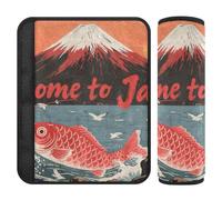 Welcome to Japan Scenery Culture Lot de 2 coussinets d'épaule pour ceinture de sécurité Protège votre cou et vos épaules pour sac pour ceinture de sécurité