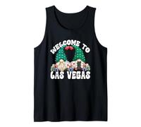 Welcome to Las Vegas Funny GNOME Graphic for Casino Lover Débardeur