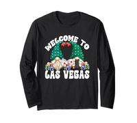 Welcome to Las Vegas Funny GNOME Graphic for Casino Lover Manche Longue