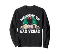 Welcome to Las Vegas Funny GNOME Graphic for Casino Lover Sweatshirt