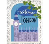 Welcome to London: Visitor Guest Book, Short Term Rental, VRBO, Airbnb, Bed and Breakfast Sign In Logbook