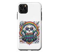 Welcome to My Chaos Rainbow Ghost Heart Lunettes d'art Graphique Coque pour iPhone 11 Pro Max