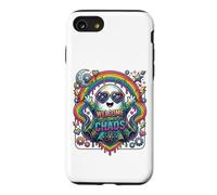 Welcome to My Chaos Rainbow Ghost Heart Lunettes d'art Graphique Coque pour iPhone SE (2020) / 7/8