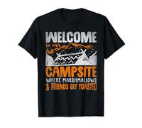 Welcome to Our Campsite Camping Camper Hiking Nature Lover T-Shirt
