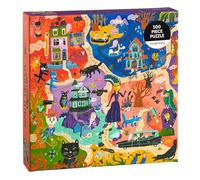 Mudpuppy – Puzzle « Welcome to Spooky Town » – 500 pièces – Familial
