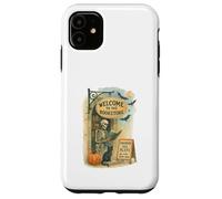 Welcome to The Bookstore Spooky Skeleton Halloween Coque pour iPhone 11