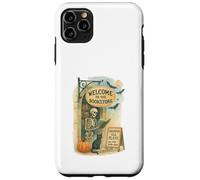 Welcome to The Bookstore Spooky Skeleton Halloween Coque pour iPhone 11 Pro Max