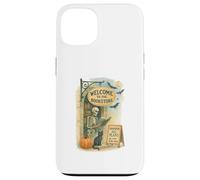 Welcome to The Bookstore Spooky Skeleton Halloween Coque pour iPhone 13