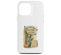 Welcome to The Bookstore Spooky Skeleton Halloween Coque pour iPhone 13 Pro Max