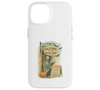 Welcome to The Bookstore Spooky Skeleton Halloween Coque pour iPhone 14