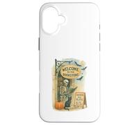 Welcome to The Bookstore Spooky Skeleton Halloween Coque pour iPhone 16 Plus