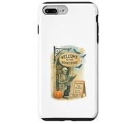 Welcome to The Bookstore Spooky Skeleton Halloween Coque pour iPhone 7 Plus/8 Plus