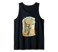 Welcome to The Bookstore Spooky Skeleton Halloween Débardeur