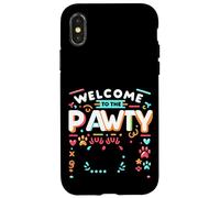 Welcome to The Pawty Amateur d'animaux |||- Coque pour iPhone X/XS