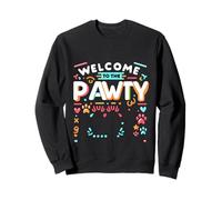 Welcome to The Pawty Amateur d'animaux |||- Sweatshirt