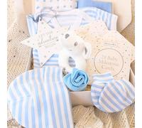 Welcome to The World Lot de 8 cartes de vœux pour bébé garçon Motif éléphant