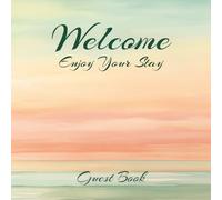 Welcome Visitor Guest Book: Evening Sky Edition | Perfect for Vacation Rentals, AirBnBs, Bed & Breakfasts, Guest Houses, Beach Homes, Cabins & More