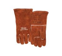 WELDAS Gant de soudeur taille L (9) marron Croûte de cuir EN 388, EN 12477 ca...