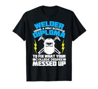 Welder Diploma High School Soudeur T-Shirt