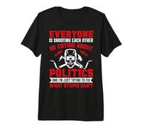 Welder Everyone is Shooting Each Other Welders Welding T-Shirt Haut de Gamme