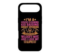 Welder Husband I'm A House Cleaning Kid Raising Money Coque pour iPhone Air