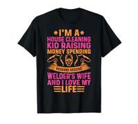 Welder Husband I'm A House Cleaning Kid Raising Money T-Shirt