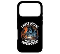 Welder I Melt Metal What's Your Superpower Funny Coque pour iPhone 17 Pro