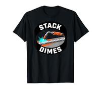 Welder Stack Dimes Torch TIG MIG Fabrication Graphic T-Shirt