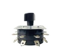 Welder Switch KDH-40/2-8 Contactor 8 Position Two Poles 16 Pins 40A For Welding Machine Rotary Copper Pin Silver-plate